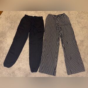 2 pair of xxs Pants with drawstrings women’s.